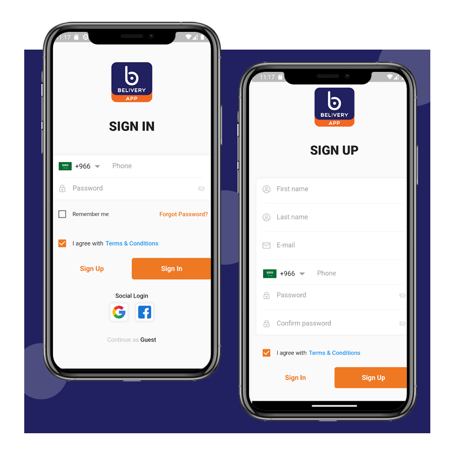 Belivery | Food Delivery App